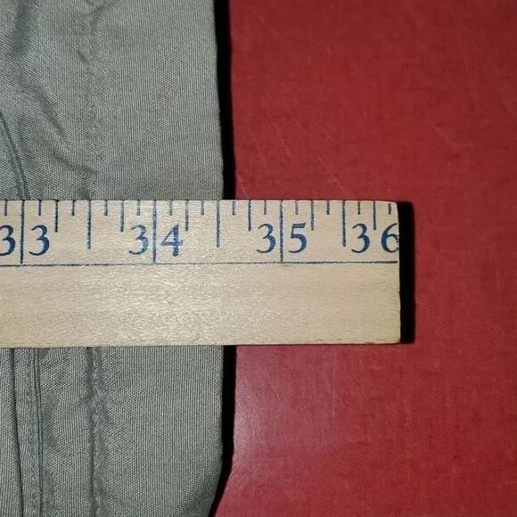 London Fog All Weather Khaki Lined Field Winter Coat Men's Size 44 Regular - Picture 12 of 13